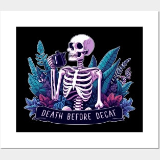 death before decaf I Posters and Art